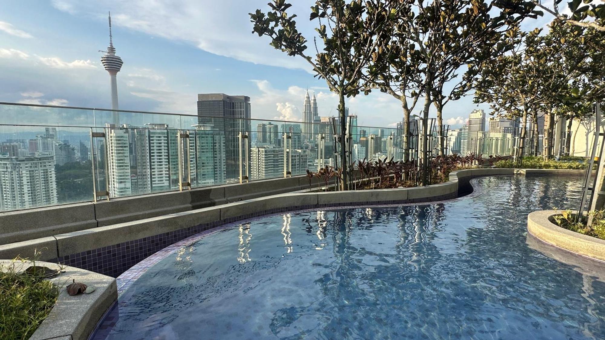 クアラルンプールSkyline View In Bukit Bintang The Robertson 42Fアパートメント エクステリア 写真